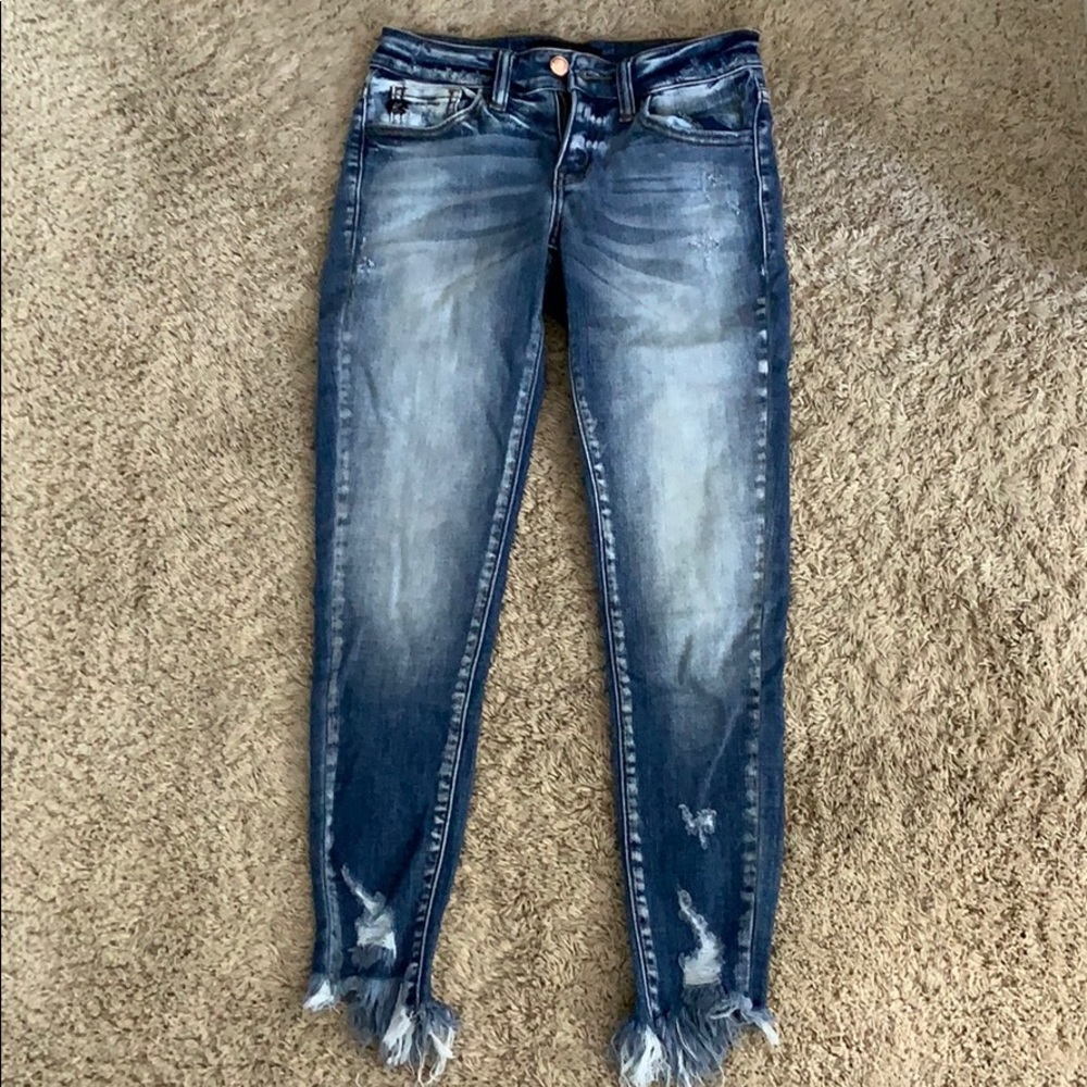 Light wash jeans